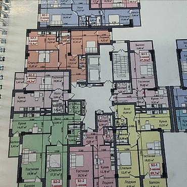 kant flat: 1 комната, 47 м², Филармония Элитка, 11 этаж, ПСО (под самоотделку) — 6