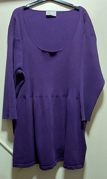 Tunics: XL (EU 42), Single-colored, color - Purple