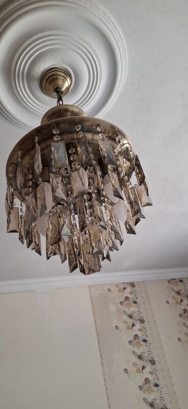 ucuz pərdələr: Çılçıraq, 3 lampa, Metal