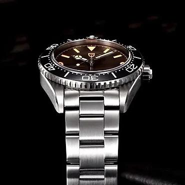 Ručni satovi: PAGANI DESIGN PD-1755 - 40mm - Braon Potpuno nov muški sat PAGANI — 3