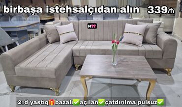 Kreslolar: Künc divan, Yeni, Açılan, Bazalı, Pulsuz çatdırılma