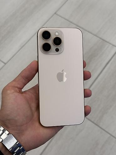 iphone mini: IPhone 16 Pro Max, Б/у, 256 ГБ, Desert Titanium, 92 % — 1
