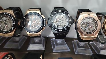 muncuq qolbaqlar: Yeni, Qol saatı, Hublot, rəng - Qızılı — 7