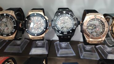 Qol saatları: Yeni, Qol saatı, Hublot, rəng - Qızılı — 3