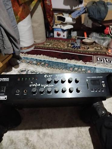 Усилители звука: Профессиональный усилитель-микшер TARBOC MP-VCM350L + UHF-приёмник — 5