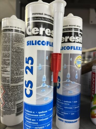 кольцо для канализации: Ceresit CS 25 SilicoFlex – это прозрачный силиконовый герметик для