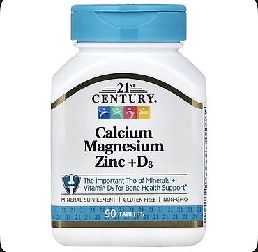 21st Century Calcium Magnesium Zinc + D3 – mineral və vitamin