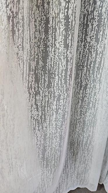 gunluk perde: Yeni, Tül, rəng - Ağ, Pulsuz çatdırılma — 4