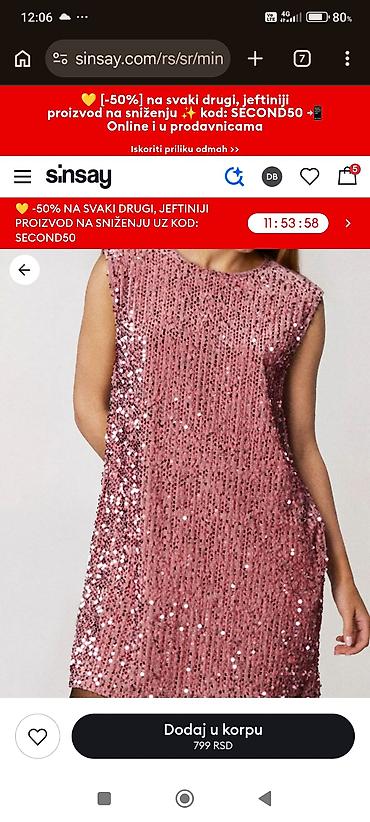 vitapur ćebe duks: Sinsay ženska bluza bez rukava sa šljokicama - Model: bez rukava — 3