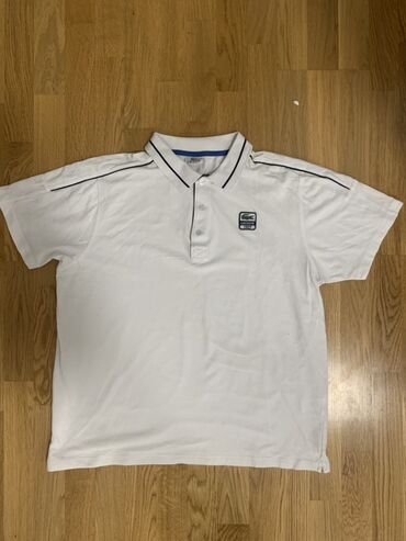 sandale bele: Shirt Short sleeves, XL (EU 54), Lacoste, color - White, Cotton