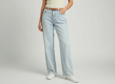 jeansy z nadrukiem: Denim Collection, Jeans for women, size S