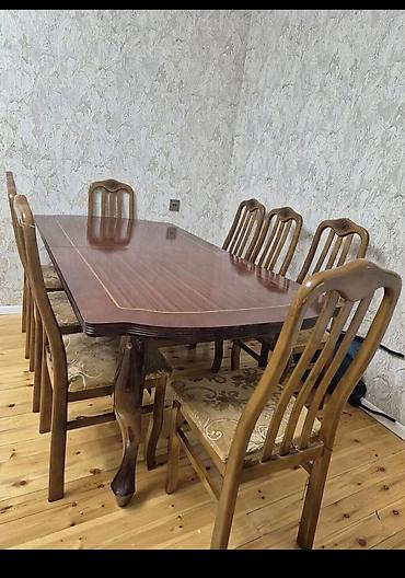 Digər mebel: ZuluAçilan Masa 12 stul ideal veziyyetdedir hecbir problemi — 1