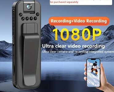 Portativ və yığcam dizaynlı bu mini bədən kamerası həm qeyd, həm də
