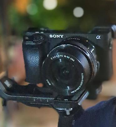 Sony6400 ideal veziyyetde şekil çekilmeyib,televiziya layihesi ucun
