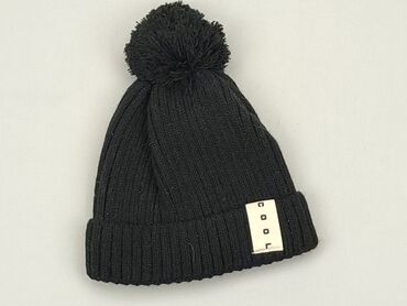 czarna czapka zimowa: Czapka, stan - Bardzo dobry