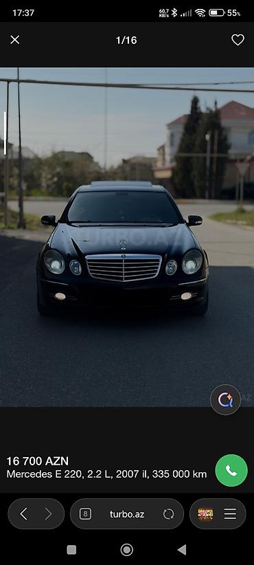 w212 mercedes: Mercedes-Benz E 220: 2.2 l | 2007 il Sedan — 1