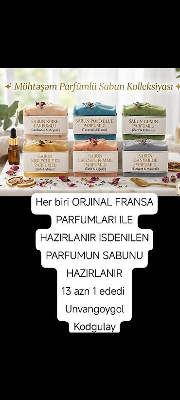dubay parfumleri: Möhtəşəm Parfümlü Sabun Kolleksiyası - Hər biri orijinal Fransa — 1