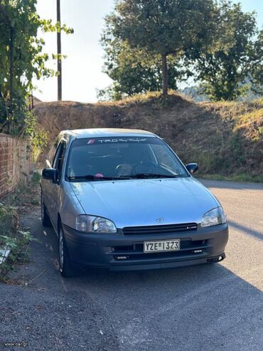 Οχήματα: Toyota Starlet: 1.3 l. | 1997 έ. Χάτσμπακ