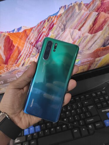 telefon islenmis: Huawei P30 Pro, 256 ГБ, цвет - Голубой