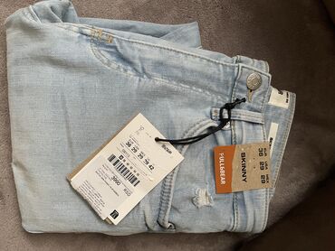 Pantalone, Farmerke, Šortsevi: 36, 36, Teksas, Visok struk, Skinny