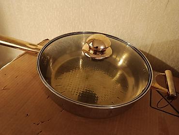 tava soba: Tava, rəng - Qızılı, Paslanmayan polad — 1