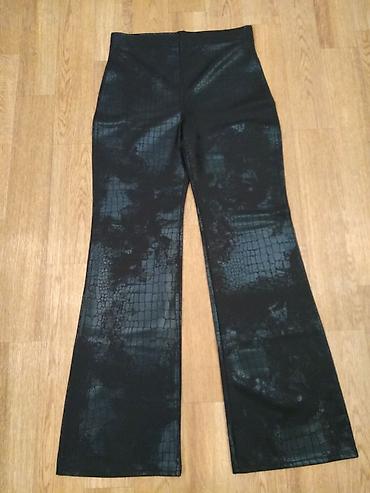 Брюки: Женские брюки (Корея) - Цвет: чёрный с благородным мерцающим принтом — 1