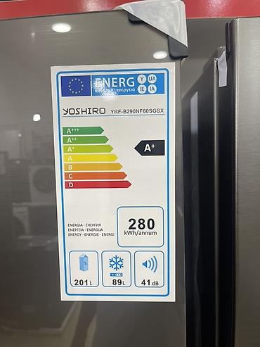 YOSHIRO soyuducu – model YRF-B290NF60SGSX - Enerji sinfi: A+ - İllik