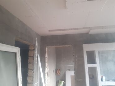 Tavan işləri: Gipsokarton asma tavan və işıqlandırma xidməti - İki səviyyəli — 17