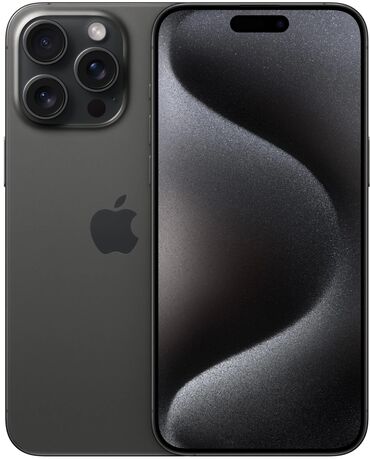 prodaju apple iphone: IPhone 15 Pro Max, Б/у, 256 ГБ, Black Titanium, Чехол, Защитное стекло, Кабель, 98 %