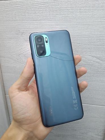 Redmi, Redmi Note 10, Б/у, 128 ГБ, цвет - Синий, 2 SIM