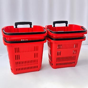 Корзины для вещей: Стеллаж Для продуктов, На колесах, 22 см * 29 см * 42 см, 
Новый — 7
