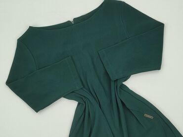 ciemnozielona sukienki: Sukienka damska, rozmiar S