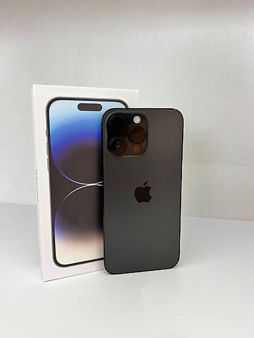 Apple iPhone: IPhone 14 Pro Max, Б/у, 256 ГБ, Черный, Чехол — 1