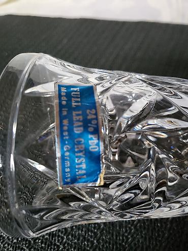 Ostali kućni dekor: Kristalno novo zvono Nemacka 80te. Vece zvono kristal,led kristal sve — 10