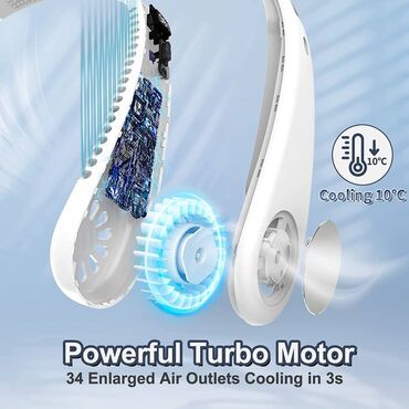 Mini prenosivi ventilatori: Mini Ventilator za Vrat NOV Arctic Air Cooler USB Prenosivi — 8