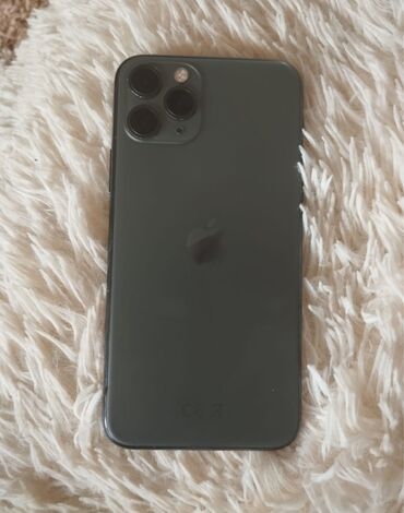 дайсон фен цена ош: IPhone 11 Pro, Колдонулган, 256 ГБ, Matte Midnight Green, Куту, 70 %