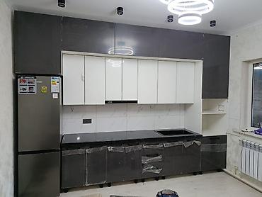silver kitchen: Кухонный гарнитур, Новый, цвет - Серый — 5