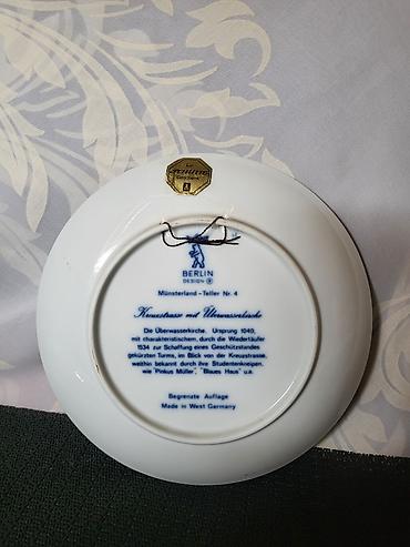 plasticni stepenik: Novi nemacki tanjiri za na zid iz 70ih.godina. Berlin porcelan,novi — 8