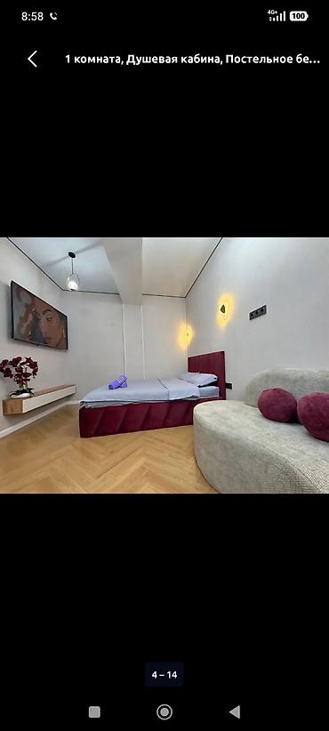 Посуточная аренда квартир: 1 комната, Душевая кабина, Постельное белье, Кондиционер — 16
