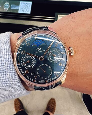 Спортивные часы: IWC Portuguese Perpetual Calendar • Часы идентичны с оригиналом 1:1. •