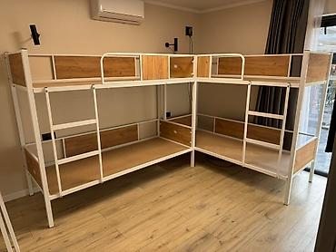 Двухъярусные кровати: Двухъярусная кровать на матрас 2000х800 Без матраса!!! - Каркас — 9