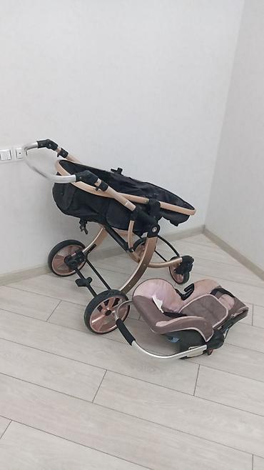 araba: Uşaq arabası + avtomobil üçün beşik (2‑si 1‑də) dəsti 500 manata — 2