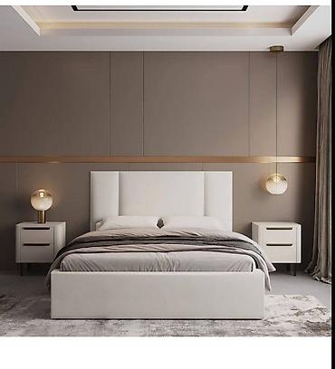 Двуспальные кровати: Двуспальная кровать, Новый, С ящиком для хранения, длина - 200 см — 17