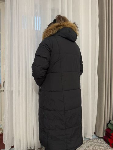 женские куртки российского производства: Пуховик, Длинная модель, Оверсайз, M