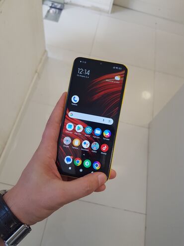 Poco M4, 128 ГБ, цвет - Желтый, Гарантия, Сенсорный, Отпечаток пальца