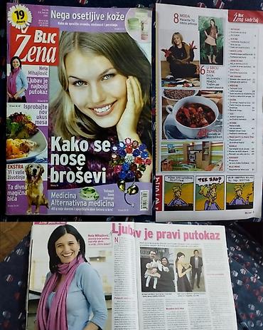 Ostalo: Komplet časopisa Blic Magazin i Blic Žena (9 broja) Dobro očuvani — 2