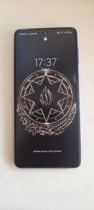 samsung s23 qiymeti: Samsung Galaxy M52 5G, 128 GB, rəng - Mavi, Barmaq izi