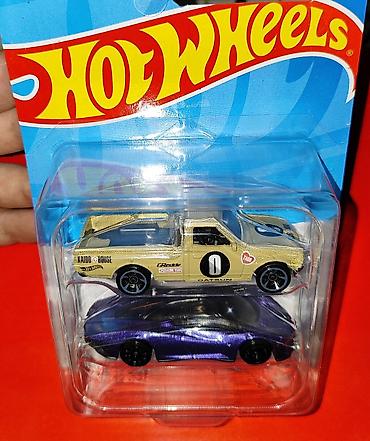 1: Hot Wheels 2-li die-kast maşın dəsti Hamısı birlikdə satılır. - Brend — 3