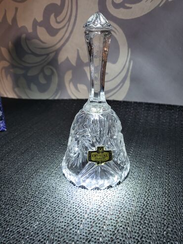 Ostalo posuđe: Zvono novo kristal Zajecar Jugoslavija 70te. Zvono,novo,sve na njemu — 2