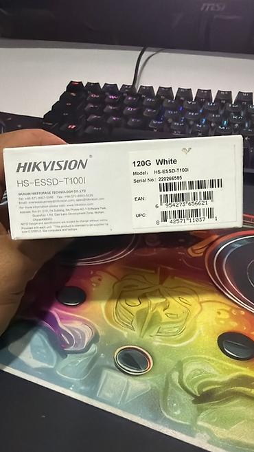 4 gb ram: Hikvision Portable SSD – HS-ESSD-T100I, 120 GB (White) - Daşıma üçün — 2